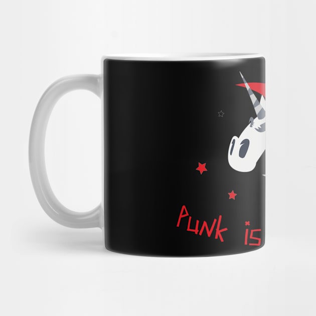 Punk is not dead, punk rock gift idea by Tom´s TeeStore